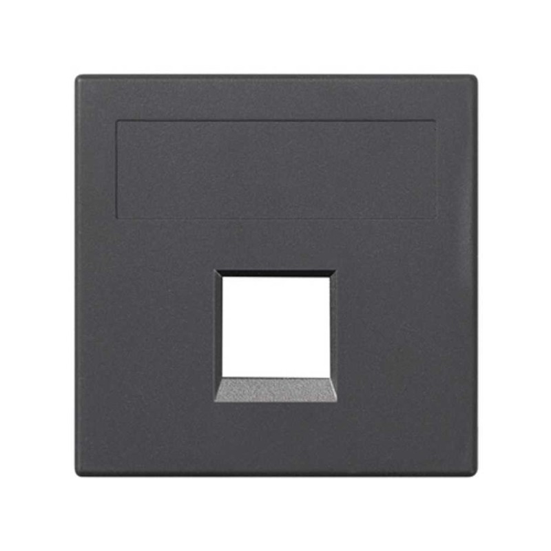 PLACA 50X50 PLANA S/VENT P/1RJ45 G 3M 50011185-038