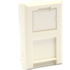 PLACA PLANA 25X38 C/VENTANA P/KEYSTONE 100-018
