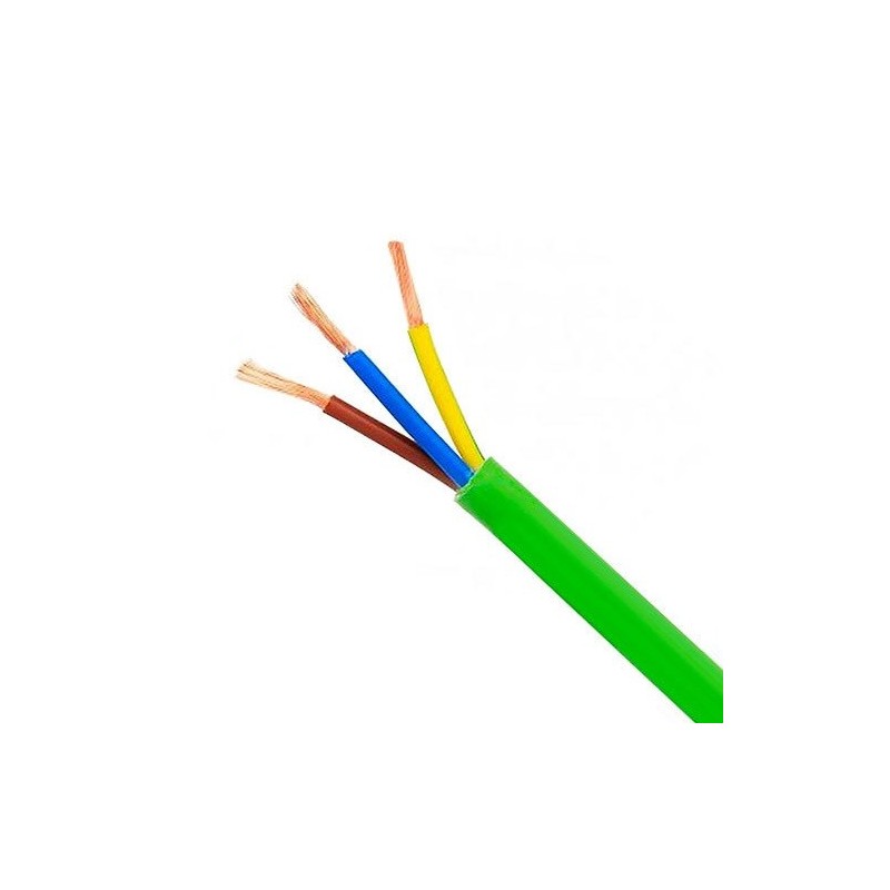 CABLE RZ1-K 3G1,5 MM2 0,6/1KV VERDE CPR  R-100