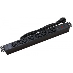 PANEL 19"  1U 10 TOMAS IEC...