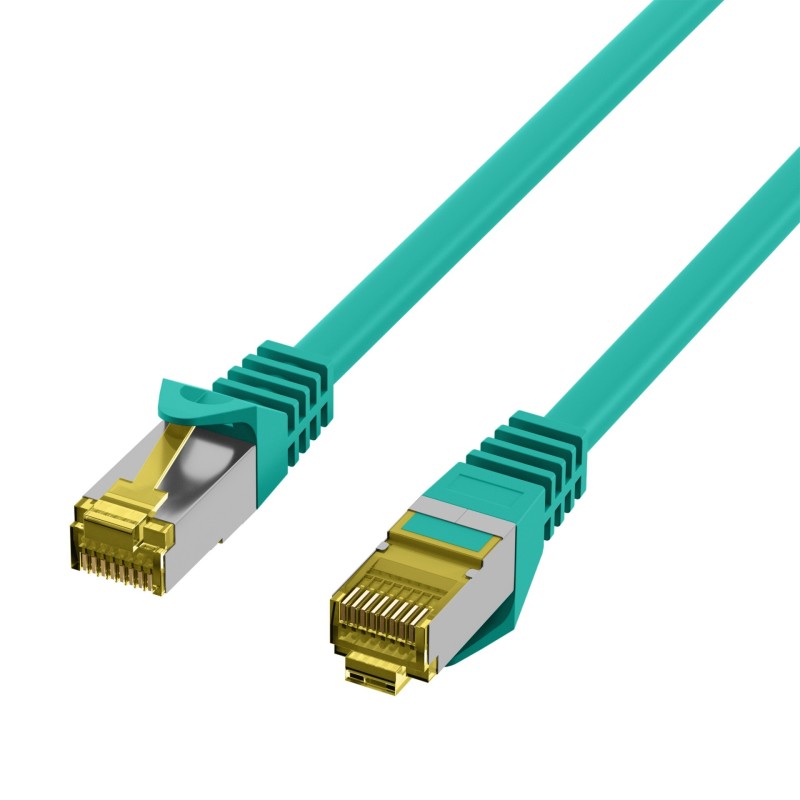 CORDON S/FTP C7/C6A 0,50M VERDE LSZH MK7001.0,5GR