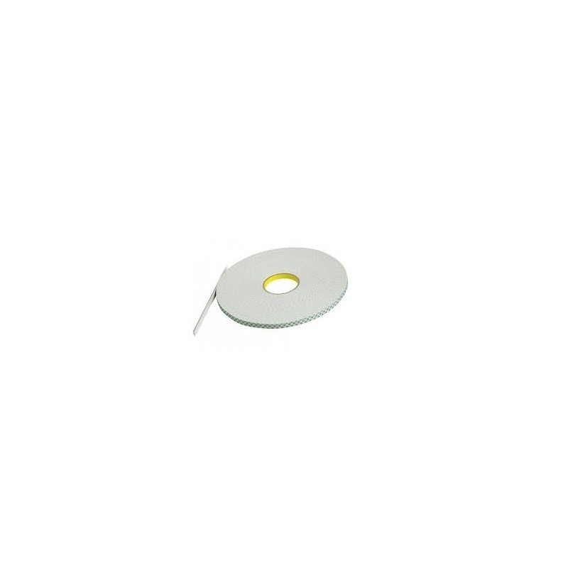 CINTA DOBLE CARA ESPUMA BLANCA 66MTS X 19MM 3008