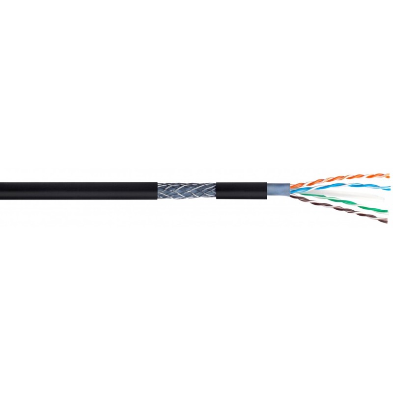 CABLE UTP C6 4X2 P/EXT. ANTIROEDOR 500M  ECS