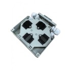 CAJA FO INT. CARRIL DIN 12SC (SIN TAPONES)DIN12-SC