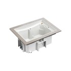 CUBETA IP66 SUELO TECN. 2MEC GRIS KGT200RF/72
