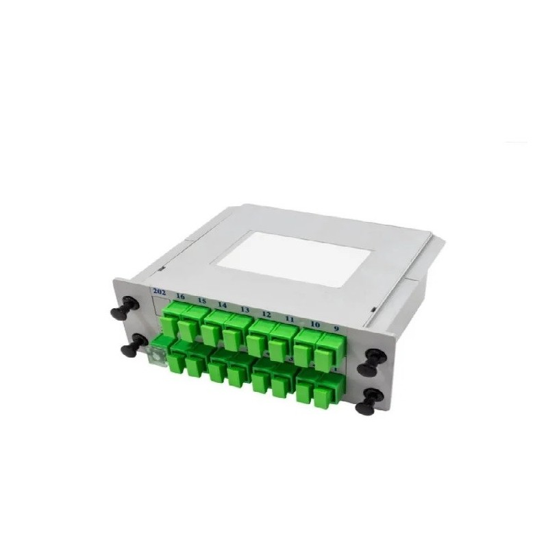 SPLITTER PLC 1X16 SC/APC CASSETTE FTTH