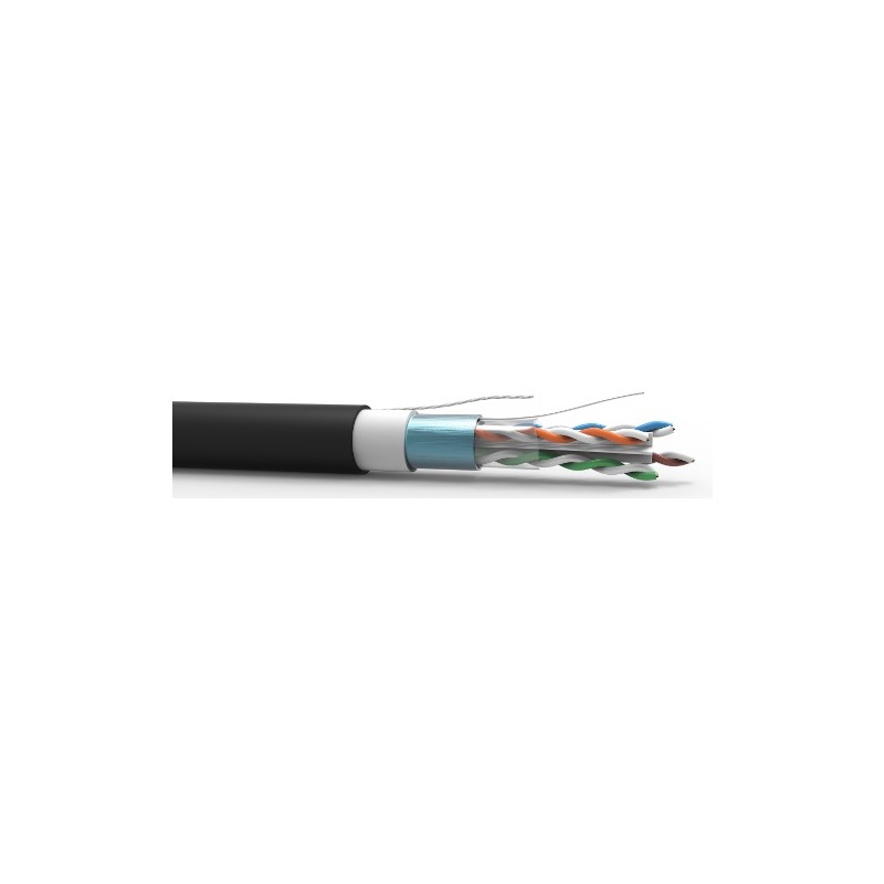 CABLE F/UTP C6 4X2 P/EXTERIOR B 500 MTS G.C. 06NE
