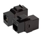 ADAPTADOR H-H RJ45 C6 KEYSTONE NEGRO 4485 ERS