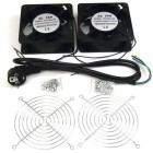 TAPA 2 VENTILADORES 12CM  P/TECHO RAC-00003-ST PPG