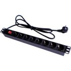 PDU PANEL 19" 8 SCHUKOS C/INT NEGRO CIDN   ERS