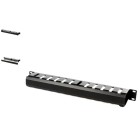 PASAHILOS 19" C/TAPA 1U NEGRO PGC-03