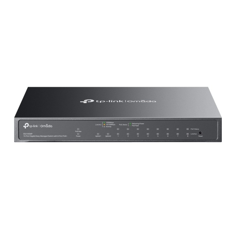 SWITCH 08P GIGA POE+1RJ45 1SFP COMBO ES210GMP