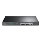 SWITCH 16P 10/100/1000 POE+(192w)2SFP TL-SG1218MPE