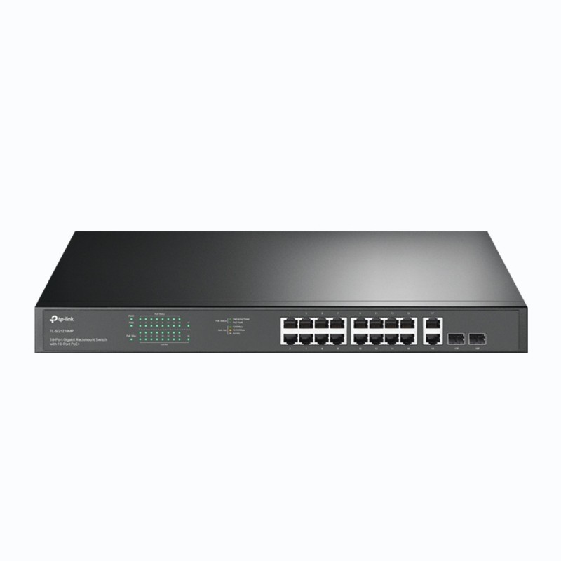 SWITCH 16P 10/100/1000 POE+(250W)2SFP TL-SG1218MP