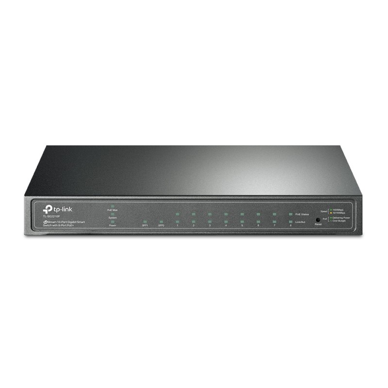 SWITCH 08P 10/100/1000 POE(53W)2SFP L3  TL-SG2210P
