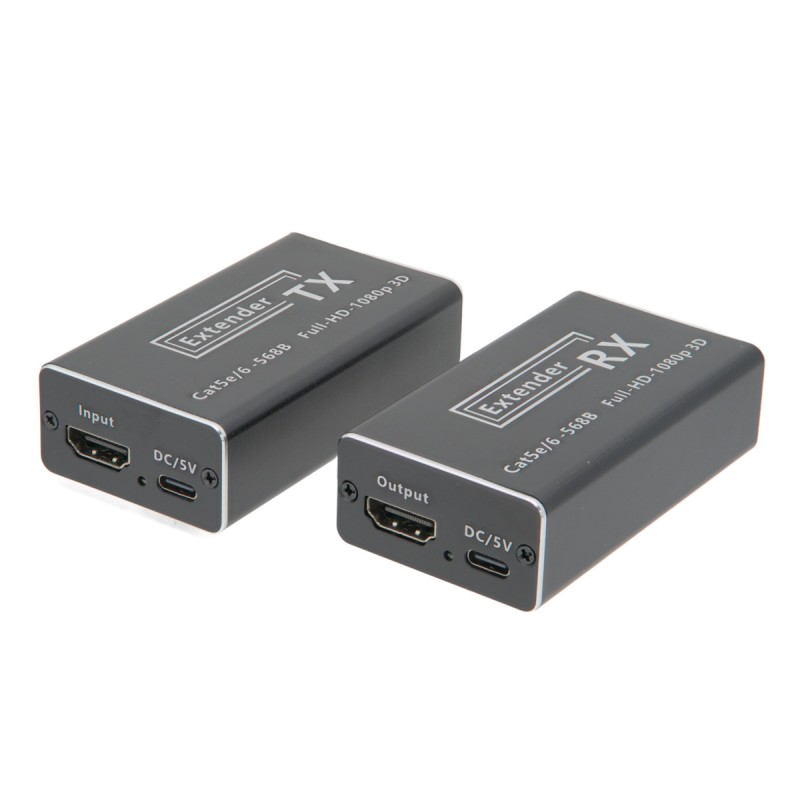 EXTENSOR HDMI 1/CABLE UTP C6 60M.C/ALIM AV27