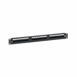 PANEL 19"UTP 24C5E 1U NEGRO...