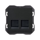 TAPA RJ45 DOBLE SIN CONECTOR 20000088-098