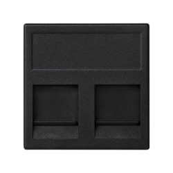 PLACA K45 C/VENT. P/2RJ45...