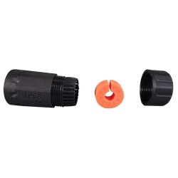 ADAPTADOR AEREO RJ45 H-H C6A EXT IP68