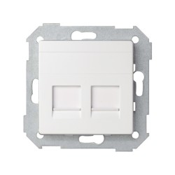 TAPA 2 CONECTORES RJ AMP...