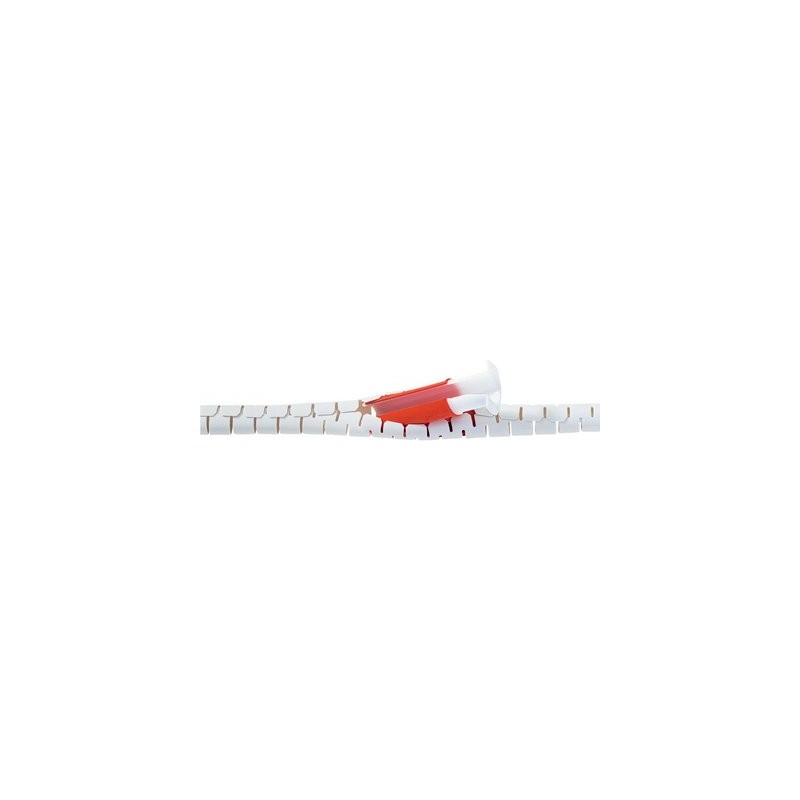 ROLLO COMECABLE 20MTS BLANCO 25MM SHR-25-PPW