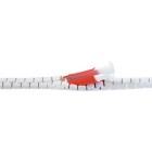 ROLLO COMECABLE 20MTS BLANCO 25MM SHR-25-PPW