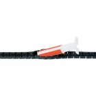 ROLLO COMECABLE 20MTS NEGRO 25MM SHR-25-PPB