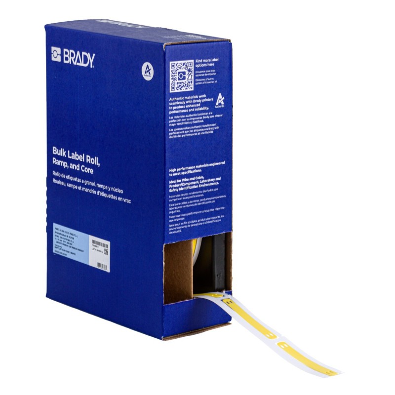 ETIQUETA CABLE BM-10X75-7643-YL-L 312198