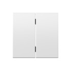 TECLA DOBLE P/MECANISMOS S75 BL 36000026-190