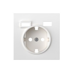 TAPA SCHUKO + 2USB A+C BL...