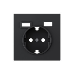 TAPA SCHUKO + 2USB A+C NE...