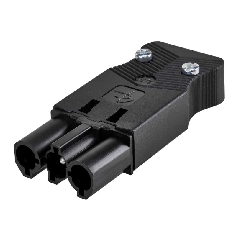 CONECTOR RAPIDO AEREO/M 3 POLOS  GRAFITO CR0004/14