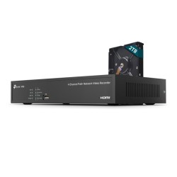 GRABADOR NVR P/4 POE+ 4K...