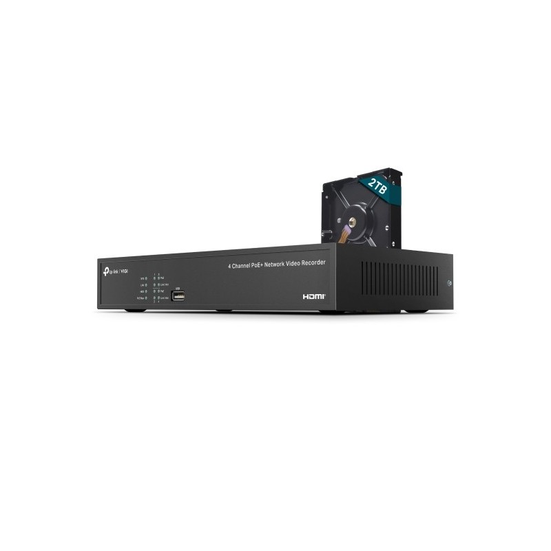 GRABADOR NVR P/4 POE+ 4K VIGI NVR1004H-4P