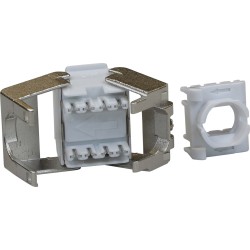 CONECTOR HEMBRA UTP C6A BLANCO 100-182-WT EXC
