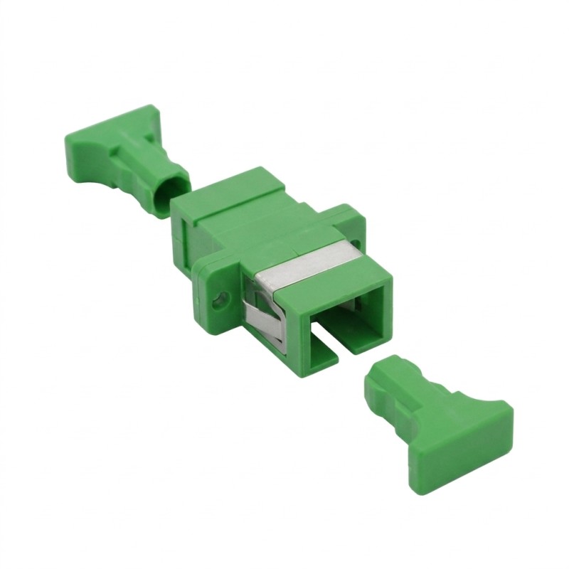 ADAPTADOR FO SM SC/APC-SC/APC SIMPLEX VERDE